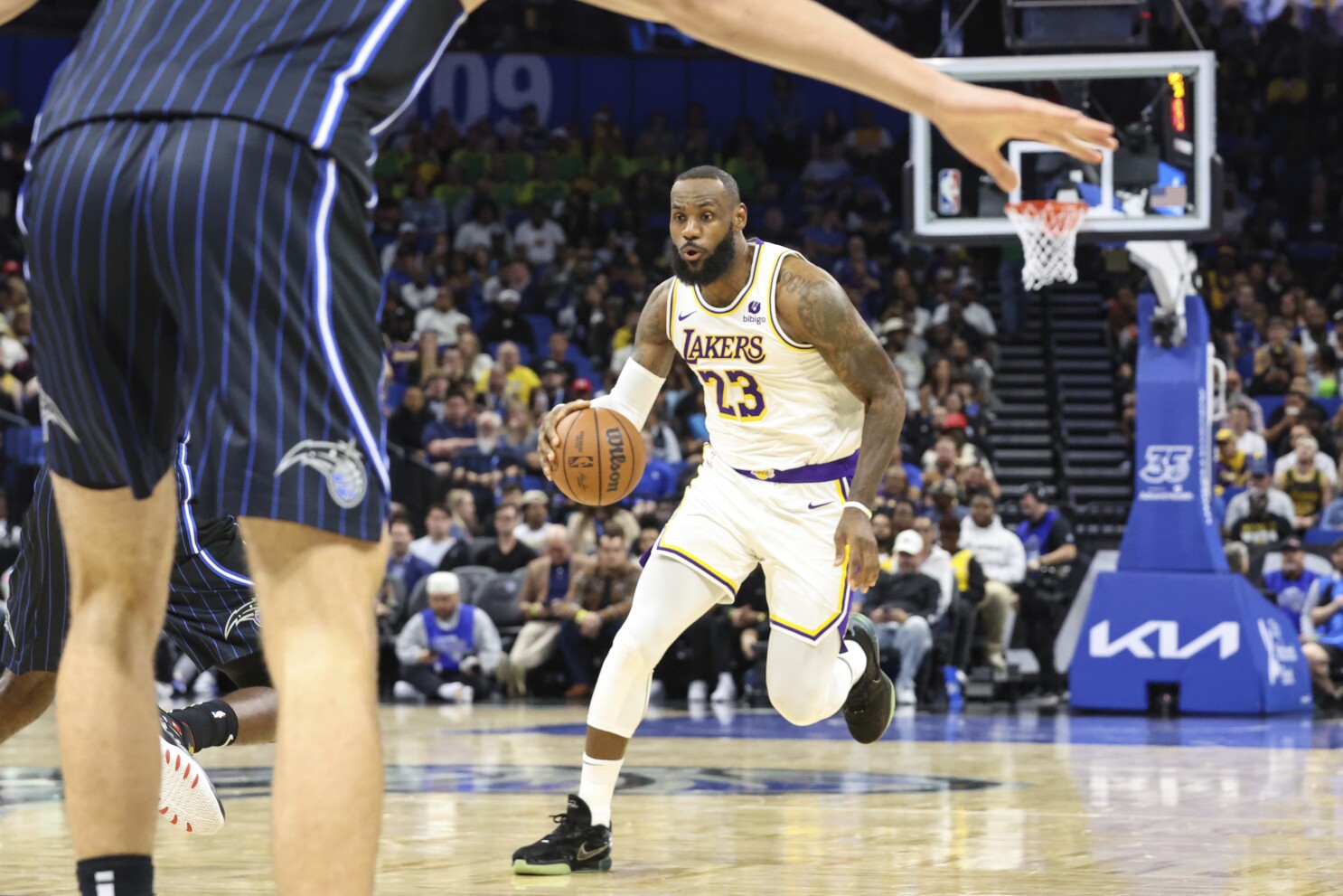 LeBron James back in Miami with the Lakers reflects on his 4 Heat